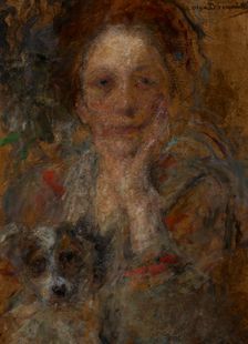Portrait of Helena Zielinska, c1925. Creator: Olga Boznanska