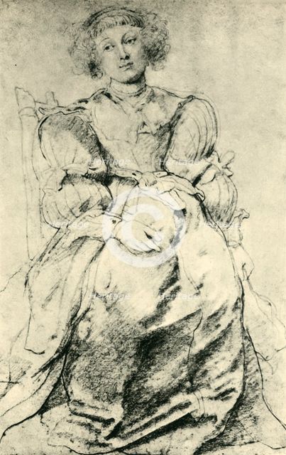 'Portrait of Hélène Fourment', c1630-1631, (1943). Creator: Peter Paul Rubens.
