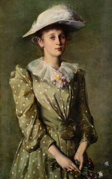 Portrait of Helene Roederstein
(The Painter’s Sister), 1890. Creator: Ottilie Wilhelmine Roederstein