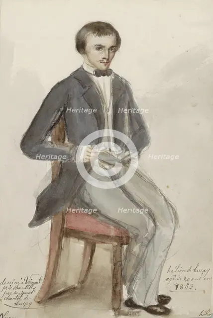 Portrait of Helion de Lucay, 1853. Creator: Chantal de Lucay.