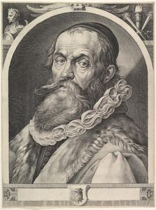 Portrait of Hendrick Goltzius, ca. 1617. Creator: Jan Muller