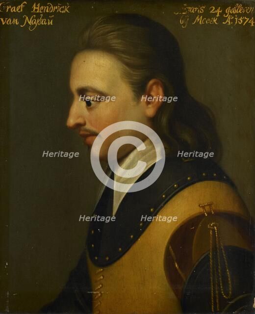 Portrait of Hendrik (1550-74), Count of Nassau, c.1633-c.1635. Creator: Workshop of Wybrand de Geest.