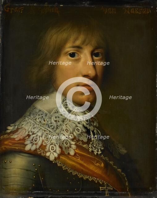 Portrait of Hendrik Casimir I (1612-40), Count of Nassau-Dietz, c.1632. Creator: Wybrand Simonsz. de Geest the Elder.