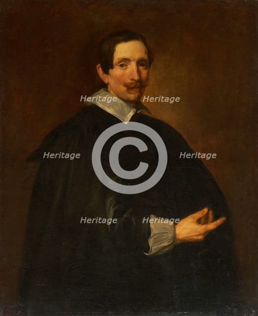 Portrait of Hendrik Dubois (1589-1646), artist and art dealer, c1630-1708. Creator: Anthony van Dyck?.