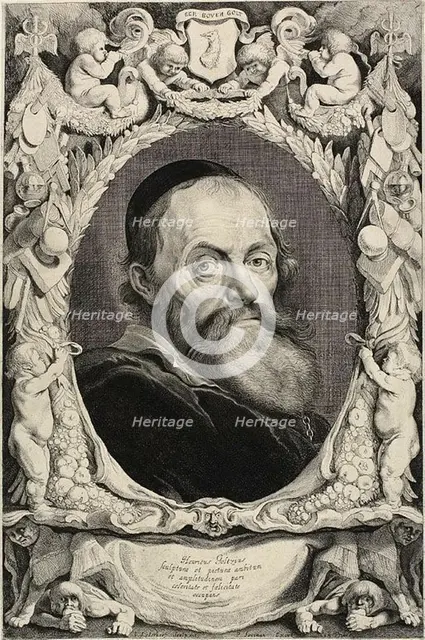 Portrait of Hendrik Goltzius, c. 1649. Creator: Jonas Suyderhoef.