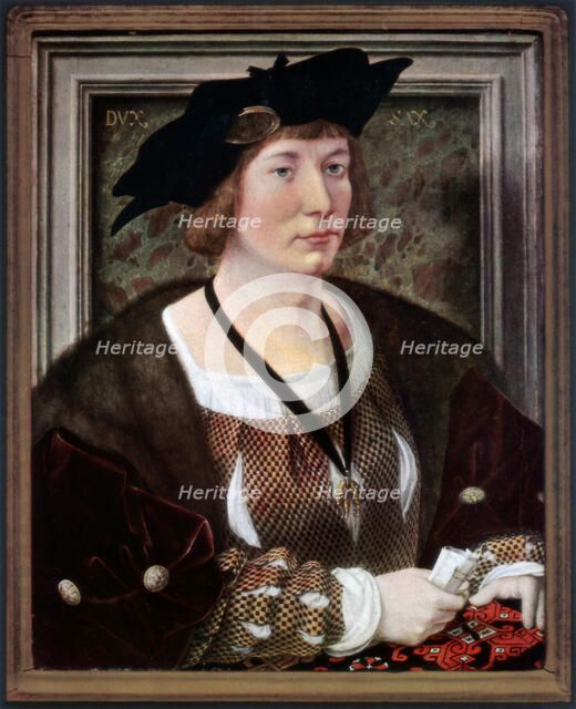 'Portrait of Hendrik III, Count of Nassau-Breda', c1516-1517, (1927). Artist: Jan Gossaert