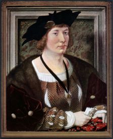 Portrait of Hendrik III, Count of Nassau-Breda c1516-1517, (1927). Artist: Jan Gossaert