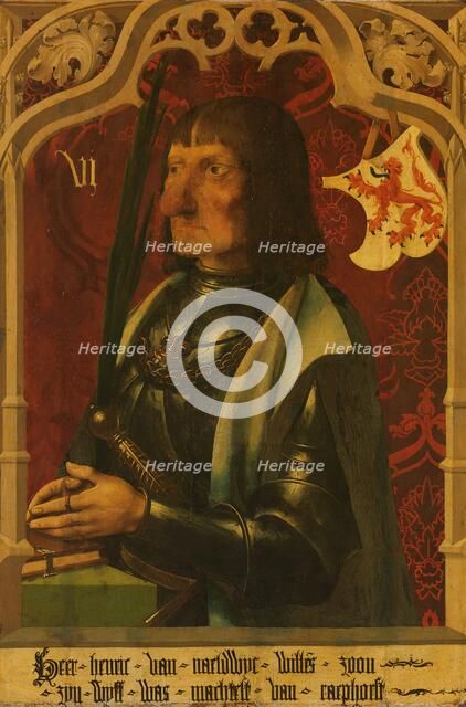 Portrait of Hendrik IV of Naaldwijk, Knight and Hereditary Marshall of Holland, c.1500-c.1506. Creator: Anon.