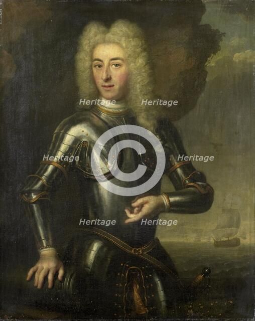 Portrait of Hendrik Lijnslager, Sea Captain with the Admiralty of Amsterdam, 1720. Creator: Anon.