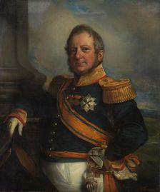 Portrait of Hendrik Merkus, Baron de Kock, Army Commandant and after 1826 Lieutenant Governor-Genera Creator: Cornelis Kruseman