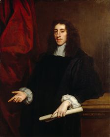 Portrait of Heneage Finch, 1st Earl of Nottingham, Lord Keeper 17th century. Artist: Peter Lely