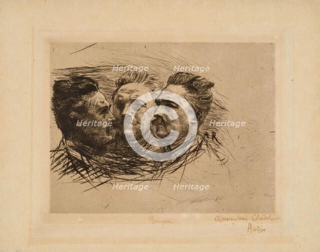 Portrait of Henri Becque, 1885. Creator: Rodin, Auguste (1840-1917).