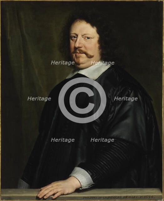 Portrait of Henri Groulart, Seigneur de la Court, 1654. Creator: Champaigne, Philippe, de (1602-1674).