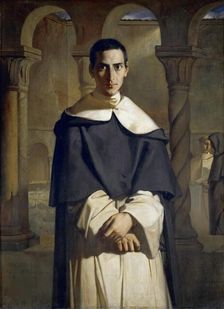 Portrait of Henri Dominique Lacordaire, 1840. Creator: Chassériau, Théodore (1819-1856)