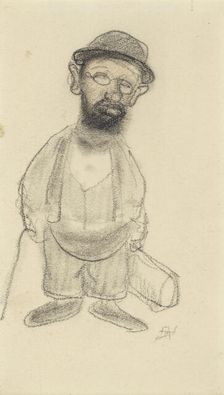 Portrait of Henri de Toulouse-Lautrec. Creator: Rassenfosse, Armand (1862-1934)