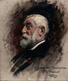 Portrait of Henri Harpignies, 1889. Creator: Leon Joseph Florentin Bonnat
