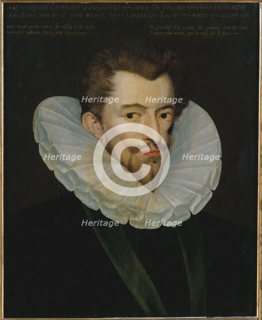 Portrait of Henri I of Lorraine, Duke of Guise, known as Balafre (1550-1588), c1585. Creator: Unknown.