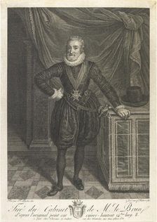 Portrait of Henri IV, c1760s. Artist: Antoine de Marcenay Ghuy