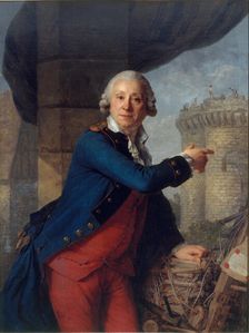 Portrait of Henri Masers de Latude (1725-1805). Creator: Vestier, Antoine (1740-1824)