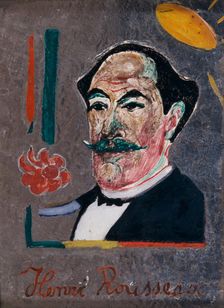 Portrait of Henri Rousseau, 1911. Creator: Marc, Franz (1880-1916)