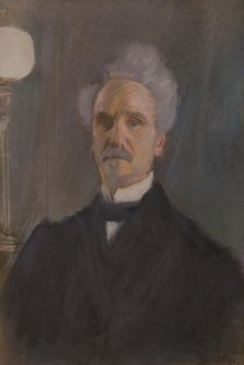 Portrait of Henri Rochefort (1830-1913), 1889. Creator: Helleu, Paul César (1859-1927)