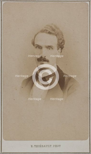 Portrait of Henri Rochefort (1830-1913). Creator: Thiébault, Eugène (1826-1880).