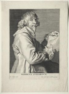 Portrait of Henri van Steenwyck. Creator: Paulus Pontius (Flemish, 1603-1658)