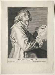 Portrait of Henri van Steenwyck. Creator: Paulus Pontius (Flemish, 1603-1658)