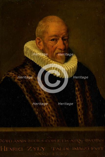 Portrait of Henricus van Zijl (1545-1627), 1627. Creator: Nicolaes Van Borculo.
