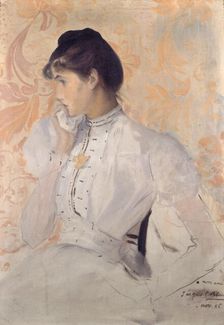 Portrait of Henriette Chabot, 1886. Creator: Blanche, Jacques-Émile (1861-1942)