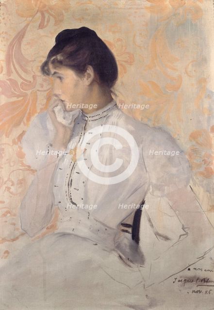 Portrait of Henriette Chabot, 1886. Creator: Blanche, Jacques-Émile (1861-1942).