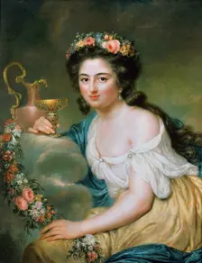 Portrait of Henriette Herz, née De Lemos (1764-1847) as Hebe, 1778. Creator: Therbusch-Lisiewska, Anna Dorothea (1721-1782)