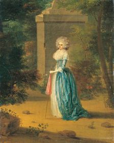Portrait of Henriette von Holzhausen, 1789. Creator: Georg Karl Urlaub