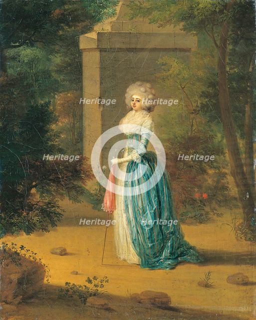 Portrait of Henriette von Holzhausen, 1789. Creator: Georg Karl Urlaub.