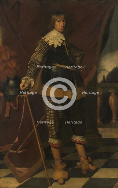 Portrait of Henry Casimir I (1612-40), Count of Nassau-Dietz, c.1632. Creator: Wybrand Simonsz. de Geest the Elder.