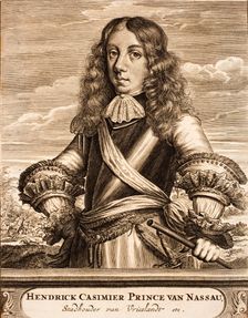 Portrait of Henry Casimir II (1657-1696), Prince of Nassau-Dietz, 1675. Creator: Anonymous