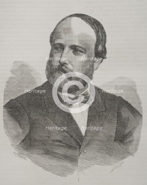 Portrait of Henry d'Artois (1820-1883), Count of Chambord, 1871. Creator: Marcelo Paris.