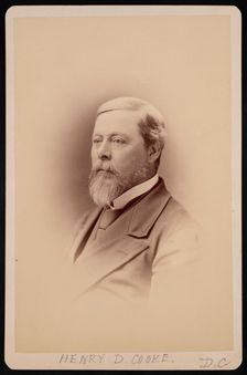 Portrait of Henry David Cooke (1825-1881), Before 1881. Creator: Charles Milton Bell