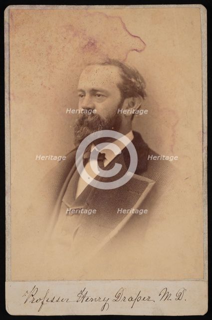 Portrait of Henry Draper (1837-1882), Before 1876. Creator: Unknown.