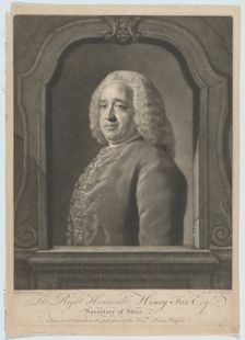 Portrait of Henry Fox, 1756. Creator: James McArdell