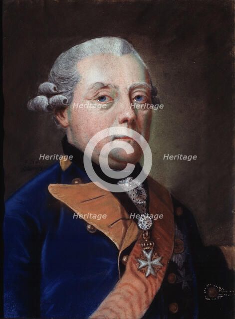 Portrait of Henry Frederick, Prince in Prussia, Margrave of Brandenburg Schwedt (1771–1788), 1783.  Creator: Schmidt, Johann Heinrich (1749-1829).