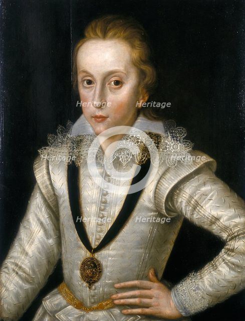 'Portrait of Henry Frederick, Prince of Wales (1594-1612)', c1604. Creator: Robert Peake I.