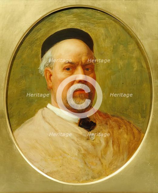 Portrait of Henry Hugh Armstead, RA, 1884. Creator: John Evan Hodgson.