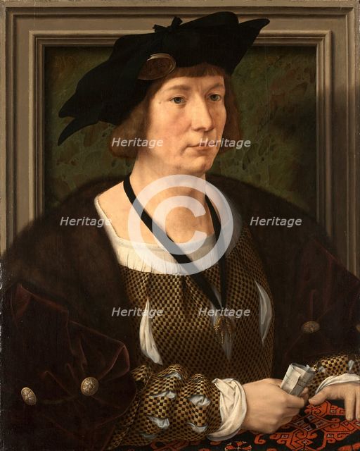 Portrait of Henry III of Nassau-Breda (1483-1538). Artist: Gossaert, Jan (ca. 1478-1532)