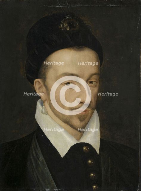 Portrait of Henry III of France. Artist: Clouet, François, (School)  