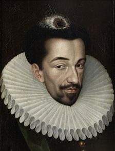 Portrait of Henry III of France, King of Poland and Grand Duke of Lithuania, 1580s. Artist: Quesnel, François (1543-1619)