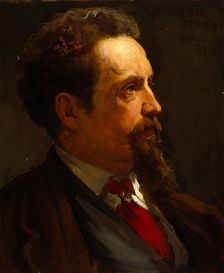 Portrait of Henry Stacy Marks, R.A., 1877. Creator: Walter William Ouless