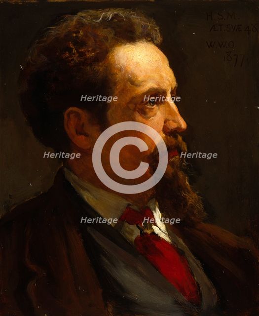 Portrait of Henry Stacy Marks, R.A., 1877. Creator: Walter William Ouless.