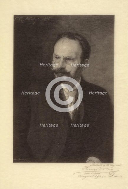 Portrait of Henry Wolf, 1905. Creator: Henry Wolf.
