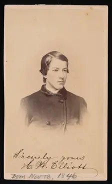 Portrait of Henry Wood Elliott (1846-1930), 1865. Creator: Henry Ulke